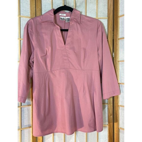 Duo Maternity Med Pink Blouse - Picture 3 of 10